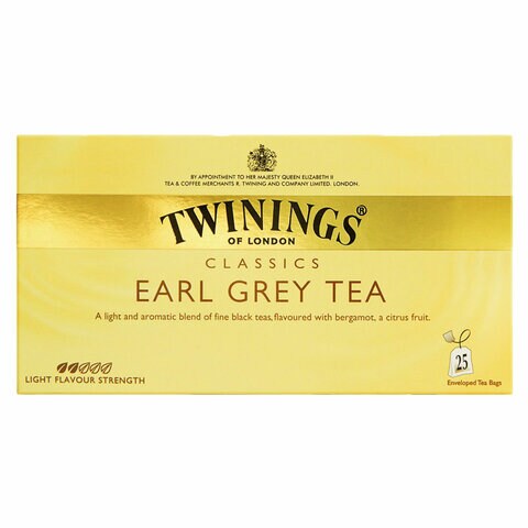 Buy Twinings Earl Grey Loose Tea 25 Tea Bags Online - Shop Beverages on ...