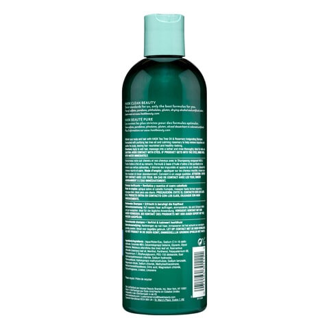 Hask Tea Tree Oil And Rosemary Invigorating Shampoo Green 355ml