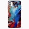 Theodor Apple iPhone 12 6.1 inch Case Blue Glasses Girl Flexible Silicone
