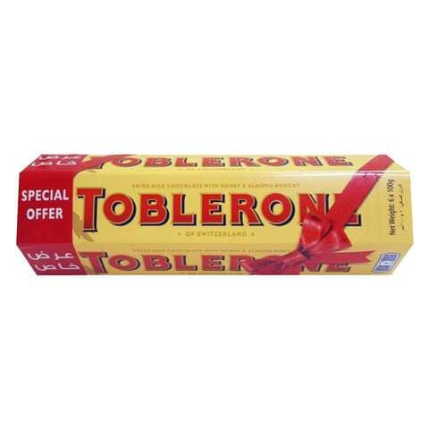 Toblerone Milk Chocolate 100g x Pack Of 6
