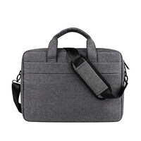 Handheld With Shoulder Strap Laptop Bag 15.6Inch Dark Grey