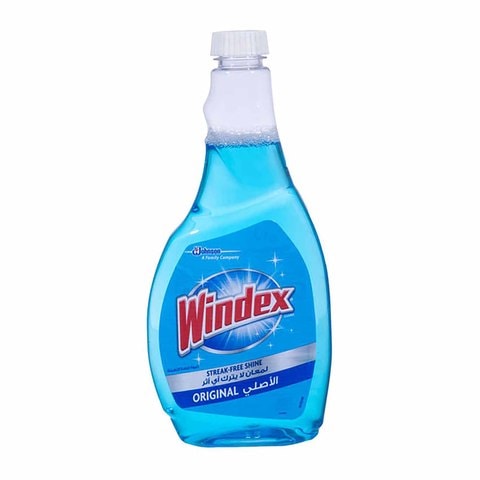 عبوة إعادة مليء منظف للزجاج من ويندكس أزرق - 500مل