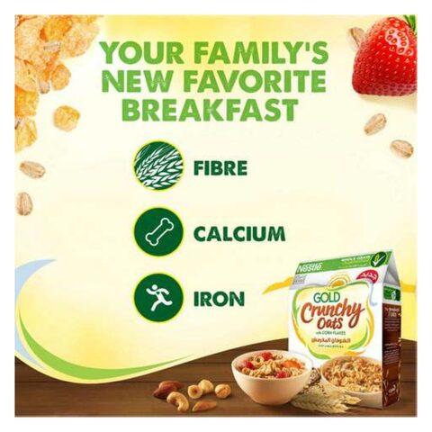 Nestle Gold Crunchy Oats Corn Flakes 420g