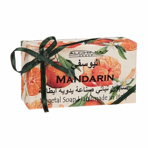 Alchimia Mandarin Handmade Vegetal Soap Orange 200g