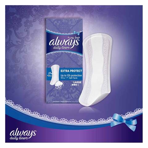 Always Xtra Protection Daily Liners, Extra Long Feminine Panty Liners, 34  Count - Pack of 6 (204 Total Count) Pantyliner, Buy Women Hygiene products  online in India