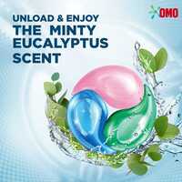 Omo 3-in-1 Laundry Capsules Eucalyptus Stain Removal Detergent 15 Pods