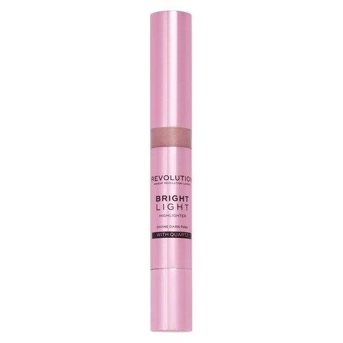 Revolution Bright Light Highlighter With Quartz Devine Dark Pink 3ml