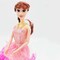 Kidwala pretty stylish girl doll toy pink dress, fashionable doll with umbrella, bag &amp; shoes set, brown hair 11 inch doll for girls