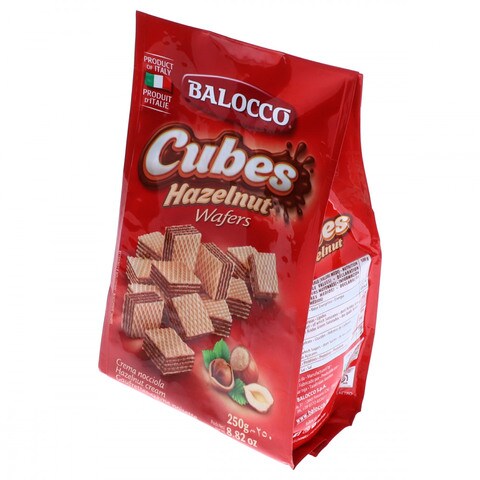 Balocco Cubes Hazelnut Wafers 250g