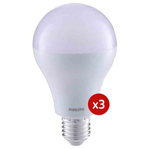 Philips E27 LED Bulb - 12 watt - 3 Pieces - Yellow