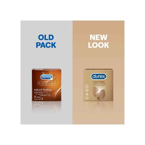 Buy Durex Real Feel Condoms for Men, 3s Online