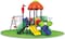 Rainbow Toys - Outdoor Children Playground Set Garden Climbing frame Swing Slide 6 * 4 * 3.4 Meter RW-12008