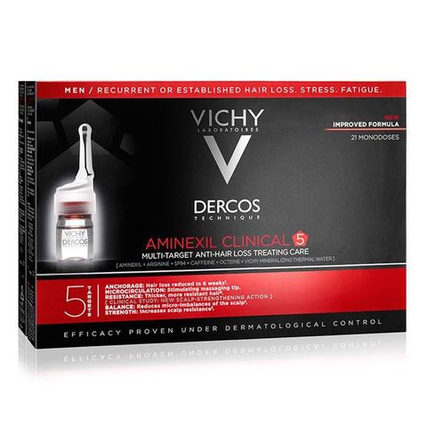 Vichy - Dercos Aminexil Clinical 5 Men 21 Monodoses