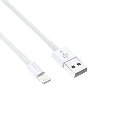 TotuLife Pure Series USB To Lightning Data Sync Charging Cable 1m White