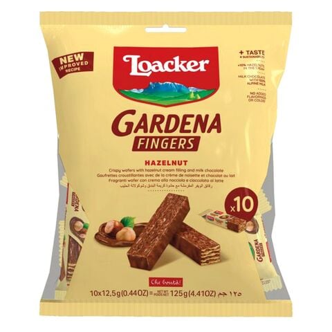 Loacker Gardena Fingers Hazelnut Wafers 125g