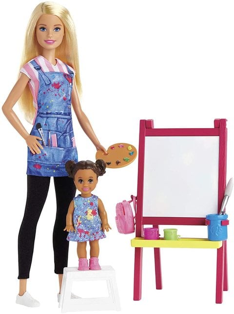 Buy Barbie Playset with Blonde Doll Online - Shop Toys & on UAE