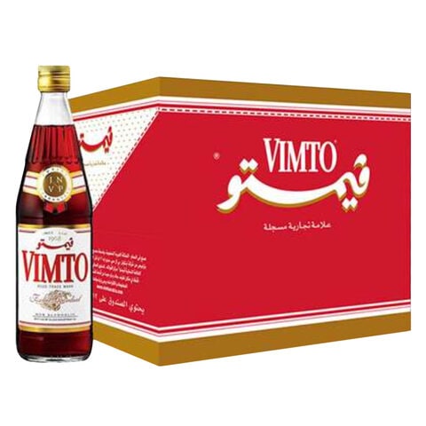 فيمتو شراب مركز بدون الوان صناعية عبوة زجاجية 710 مل × 12