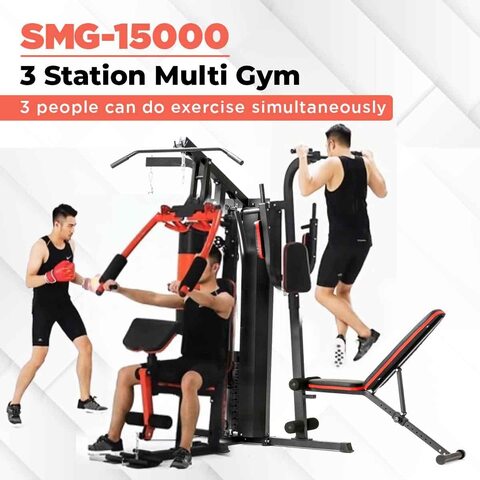 Sparnod Fitness SMG-15000 Multifunctional Luxury Home Gym Station (Free Installation Service)