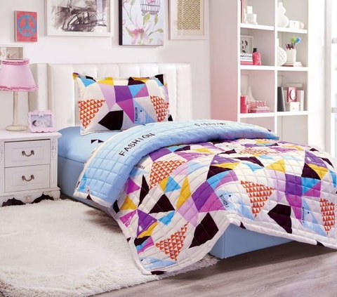 اشتري Kids 3Pcs Compressed Comforter Set ,Single Size, Fashion في السعودية