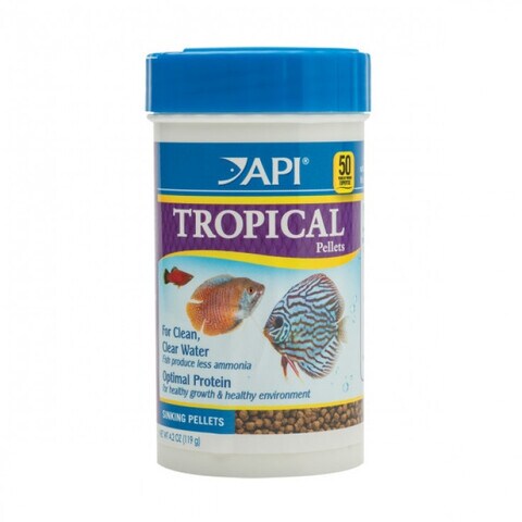 اشتري API Pellets Tropical Fish Food, 4.2 OZ في الامارات