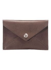 OnePlus Leather Mini Card Holder Brown