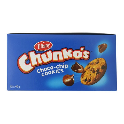 Tiffany Chunkos Chocolate-Chip Cookies 40g