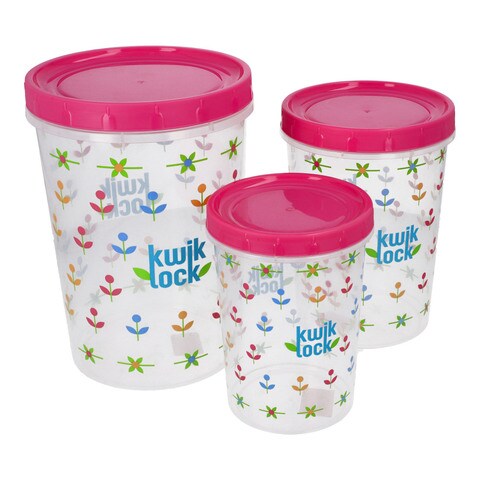Buy Kwik Lock Set Of Jar 3 pcs Online | Carrefour Pakistan