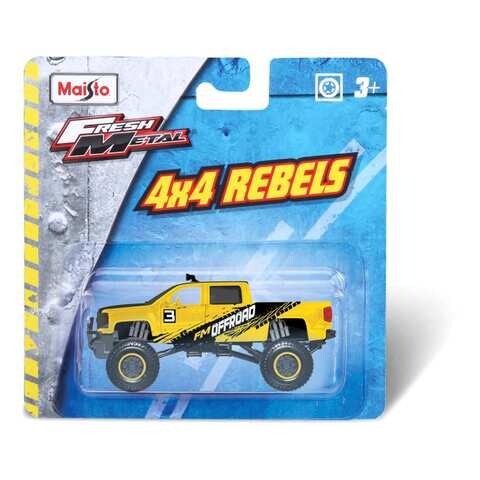 Maisto Fresh Metal 4x4 Rebels Die-Cast Vehicle 25205 Multicolour