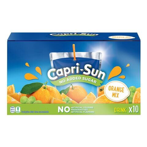 Buy Capri-Sun Orange 100% Juice 200mlx10's Online