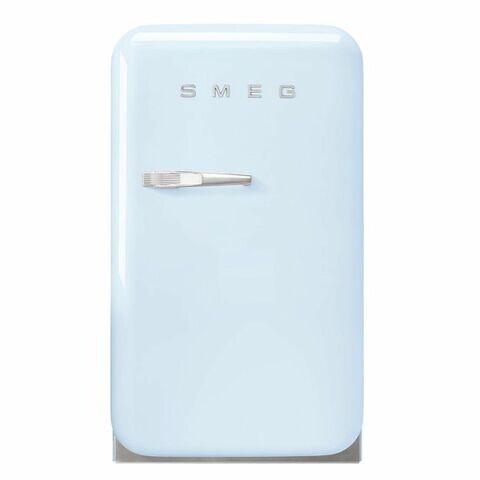 Blue mini fridge with hot sale freezer