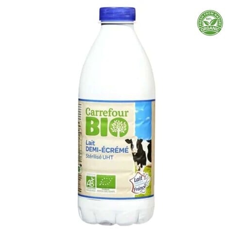 Carrefour Bio UHT Skimmed Sterilized Milk 1L