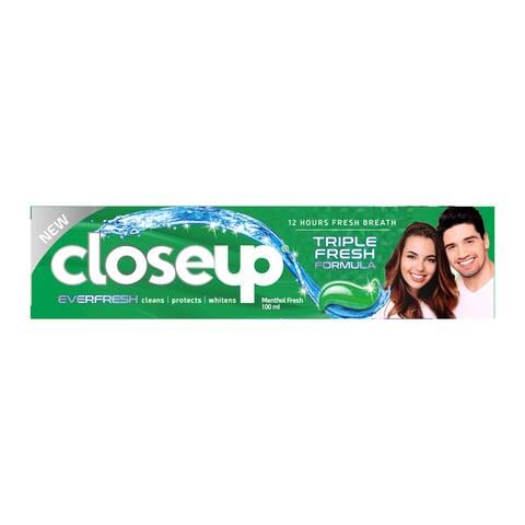 Buy Closeup Triple fresh formula Multicolour Toothpaste - 100 Ml in Egypt