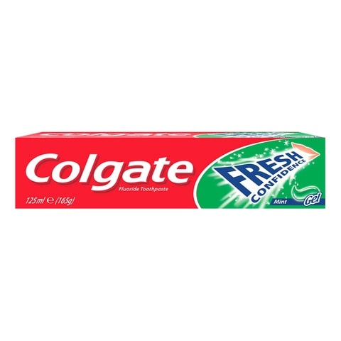Colgate Fresh Confidence Mint Gel Toothpaste Green 125ml