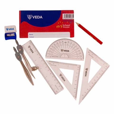 Buy Veda Mathematical Set Transparent Online - Carrefour Kenya