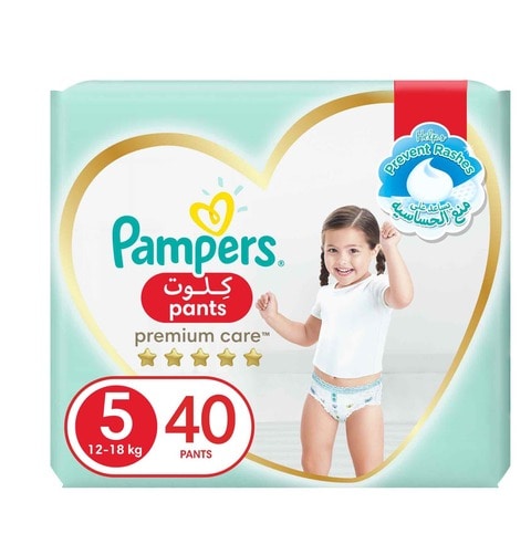 Kruiden zaad vertrekken Buy Pampers Premium Care Pants Size 5 Junior 12-18kg Jumbo Pack 40 Count  Online - Shop Baby Products on Carrefour UAE