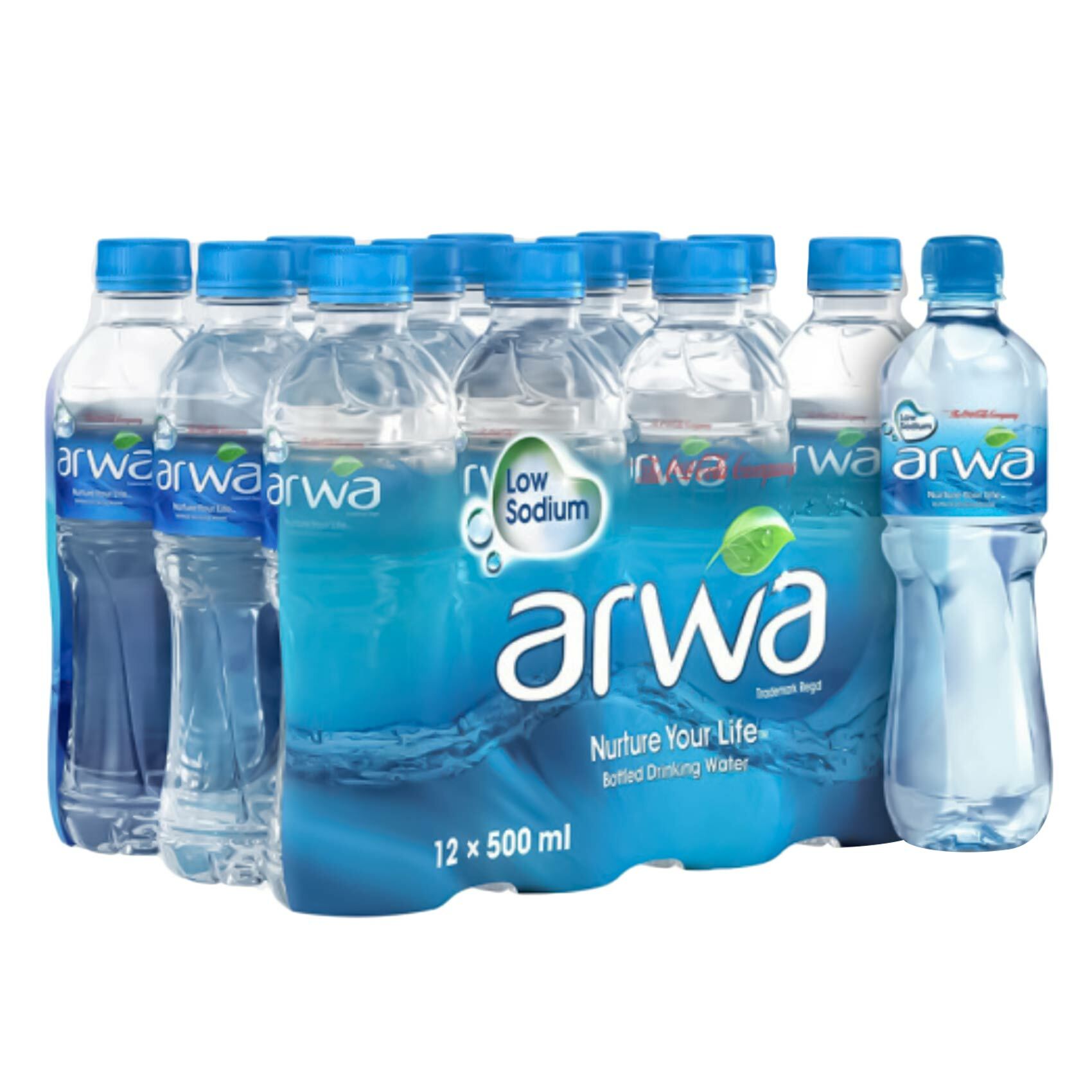 Buy Arwa Drinking Water 500ml x Pack of 12 Online Shop Beverages on