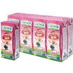Buy Lacnor Essentials Strawberry Flavored Milk 180ml Pack of 8 in UAE