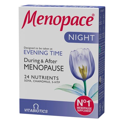 Vitabiotics Menopace Night Tablets 30 Count