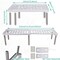 Homarket&reg; Expandable Stackable Kitchen Cabinet and Counter Shelf Organizer Storage Shelf Rack for Cup Dish Counter &amp; Pantry Organization (Grey)GC2757A