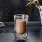Lihan - Pyrex 12-Piece Double Wall Tea Glass Cup And Sauce Heat Resistant Set Clear 80Ml