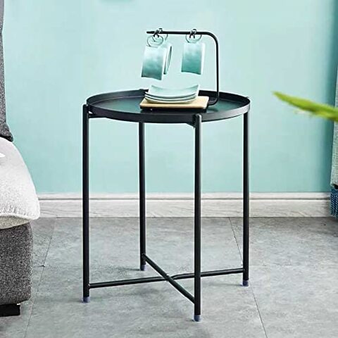 Glass sofa store side table