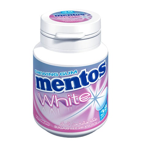 Mentos White Chewinggum Sugar Free With Xylitol 54g