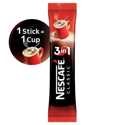 Nescafe 3-In-1 Classic Instant Coffee Mix 20g Pack of 30