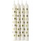 Wilton Gold Dot Birthday Candles, Pack of 12