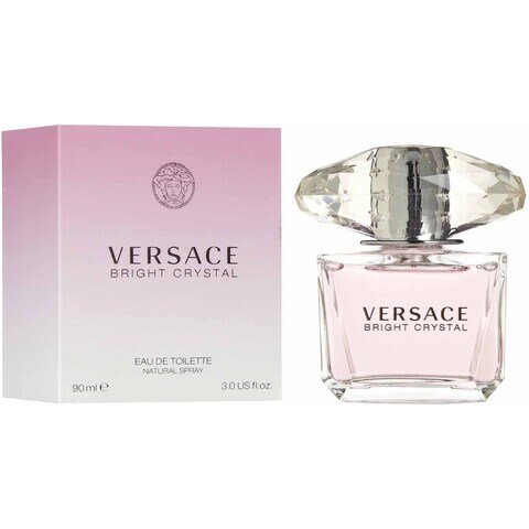 Buy Versace Bright Crystal Eau De Toilette For Women - 90ml Online - Shop  Beauty & Personal Care on Carrefour UAE