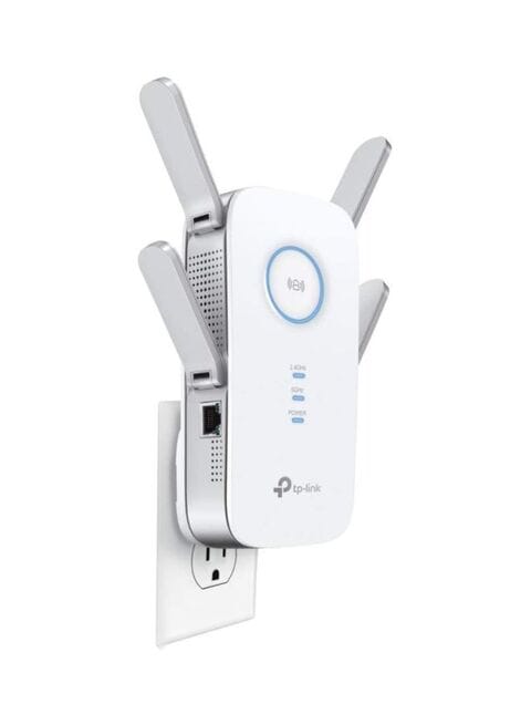 TP-Link Re650 Ac2600 Wifi Range Extender, Up To 2600Mbps, Dual Band, Works With Any Wi-Fi Router White