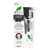 Dr. Organic Extra Whitening Charcoal Toothpaste White 100ml