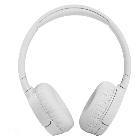 JBL Tune 660NC Wireless On-Ear Active Noise Cancelling Headphones (White)