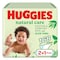 Huggies Natural Baby Wipes, Aloe Vera Wipes, 3 Pack x 56 Wipes (168 Wipes)