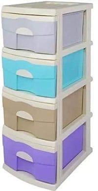Yulan Four-Layer Storage Box Plastic Drawer Storage Cabinet Baby Clothes Multi-Layer